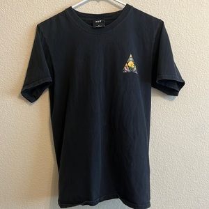 BLACK HUF T-SHIRT